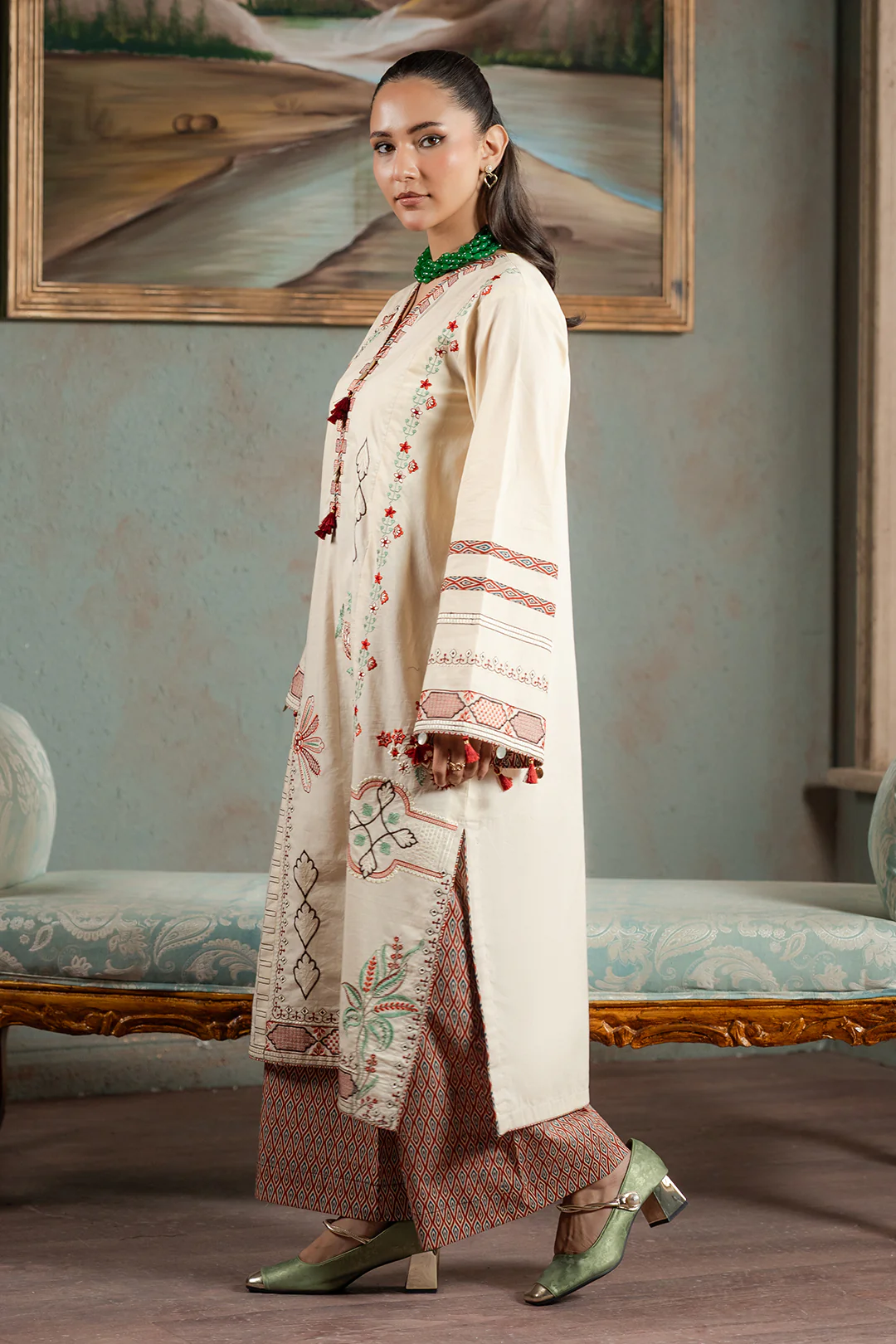Embroidered Shirt Shalwar - 1189 - Image 3