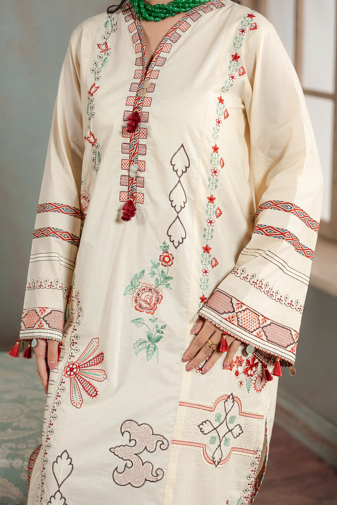 Embroidered Shirt Shalwar - 1189 - Image 4