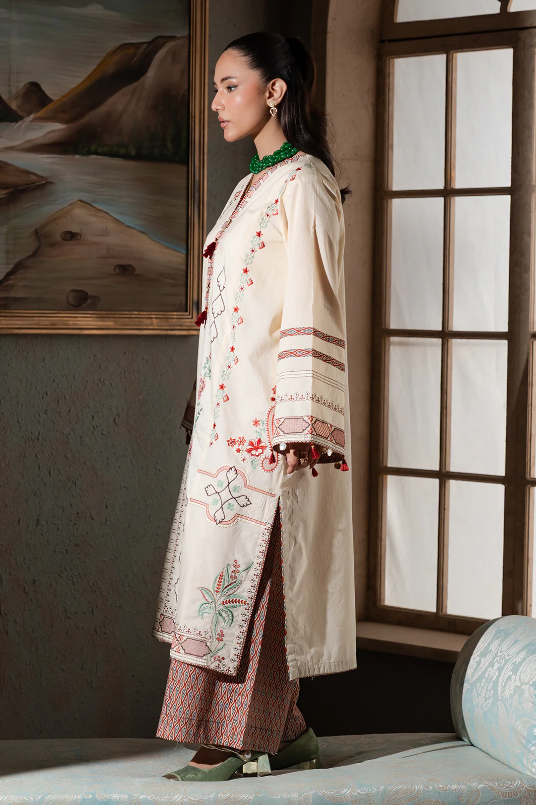 Embroidered Shirt Shalwar - 1189 - Image 9