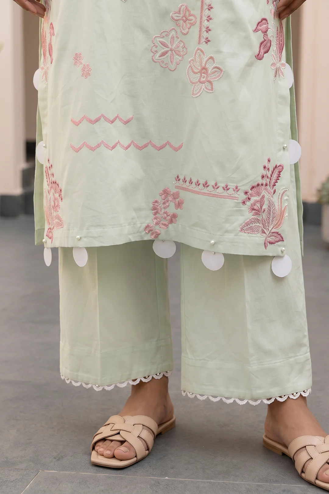 Embroidered Shirt Shalwar - 1194 - Image 3