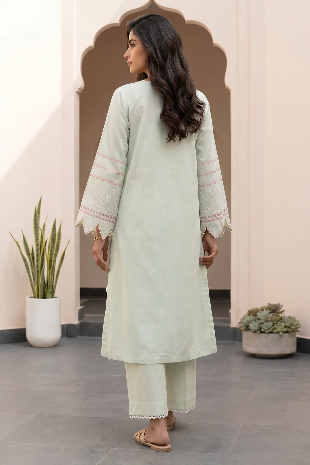 Embroidered Shirt Shalwar - 1194 - Image 6