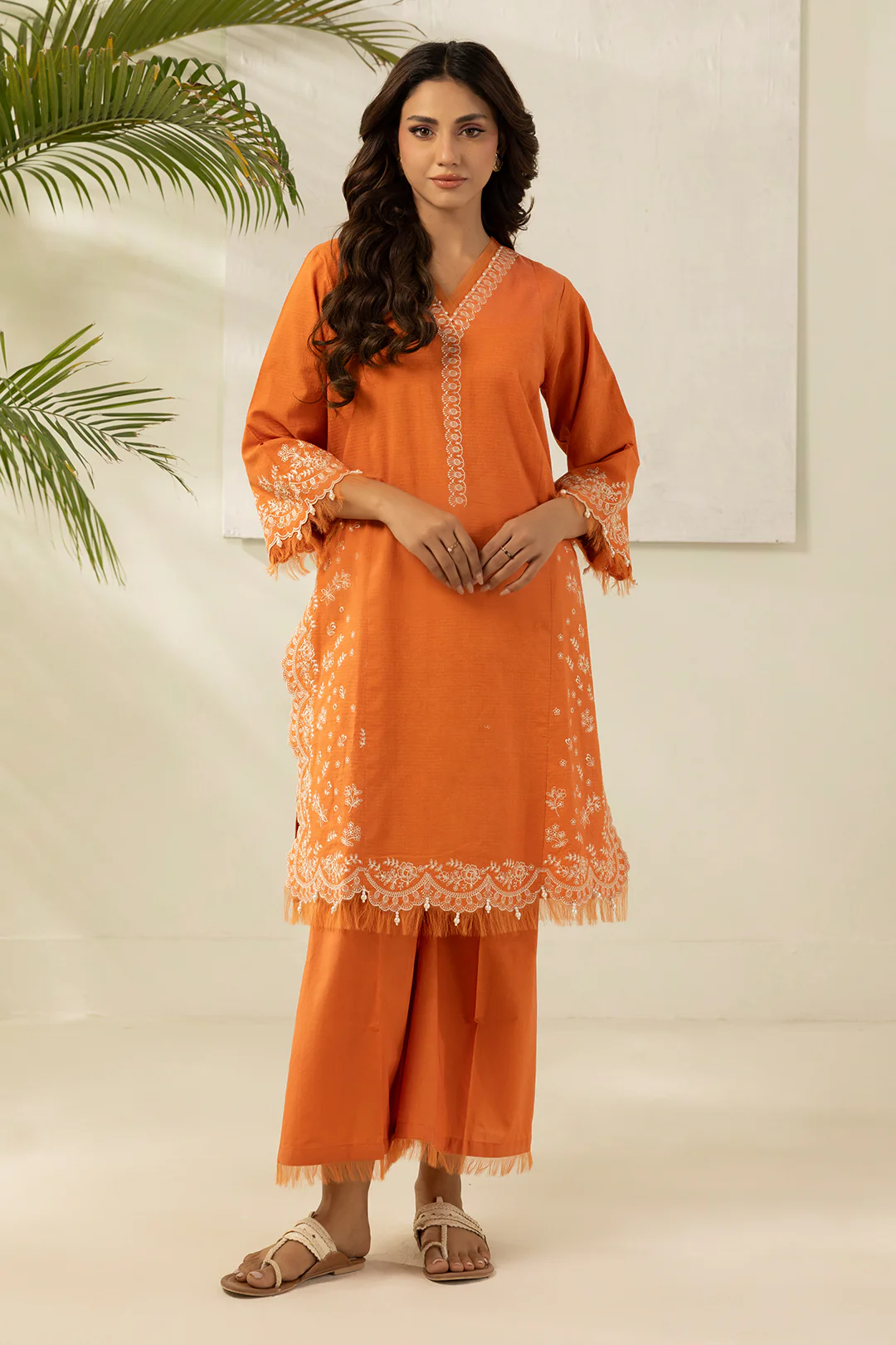 Embroidered Shirt Shalwar - 1196 - Image 3