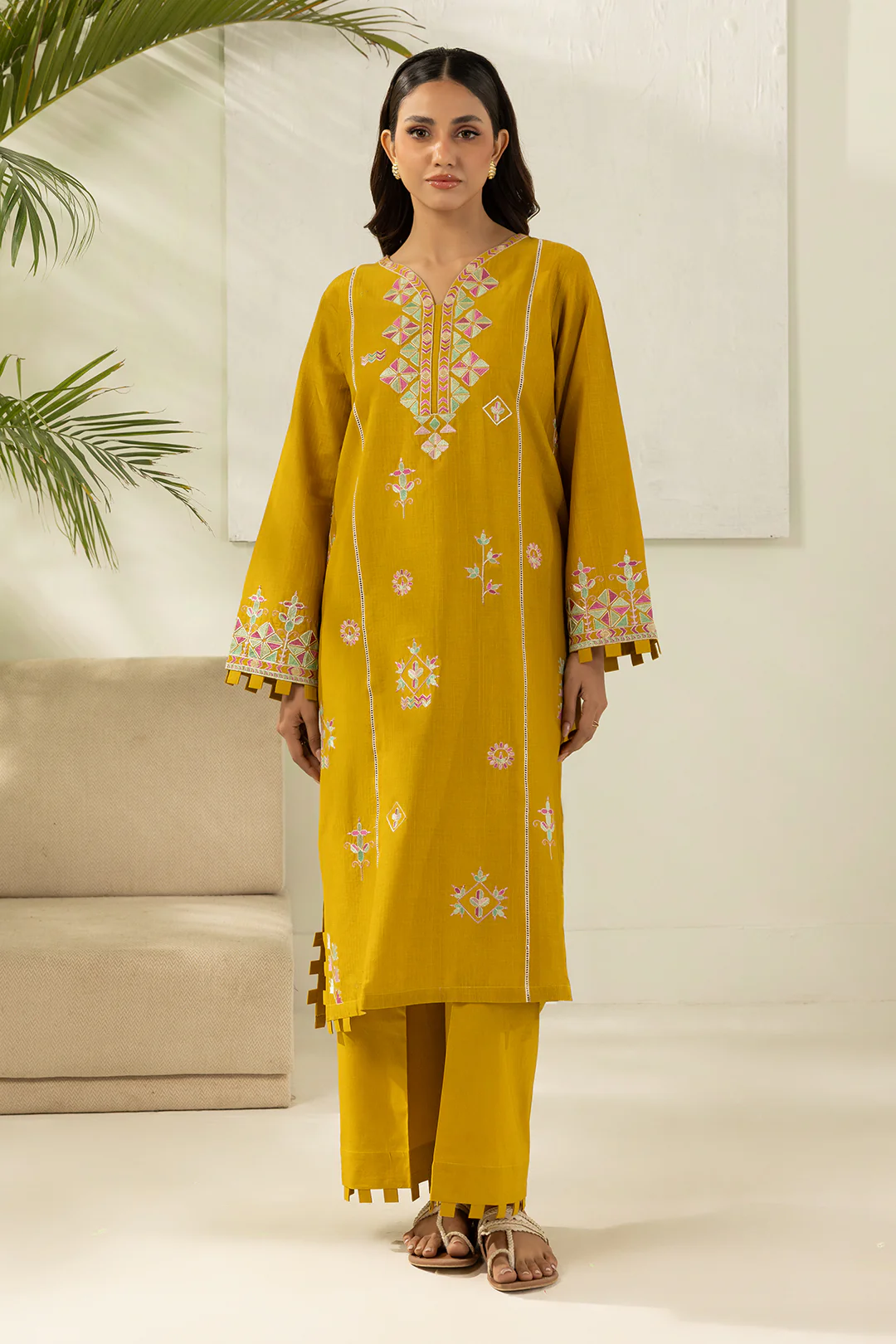 Embroidered Shirt Shalwar - 1198 - Image 2