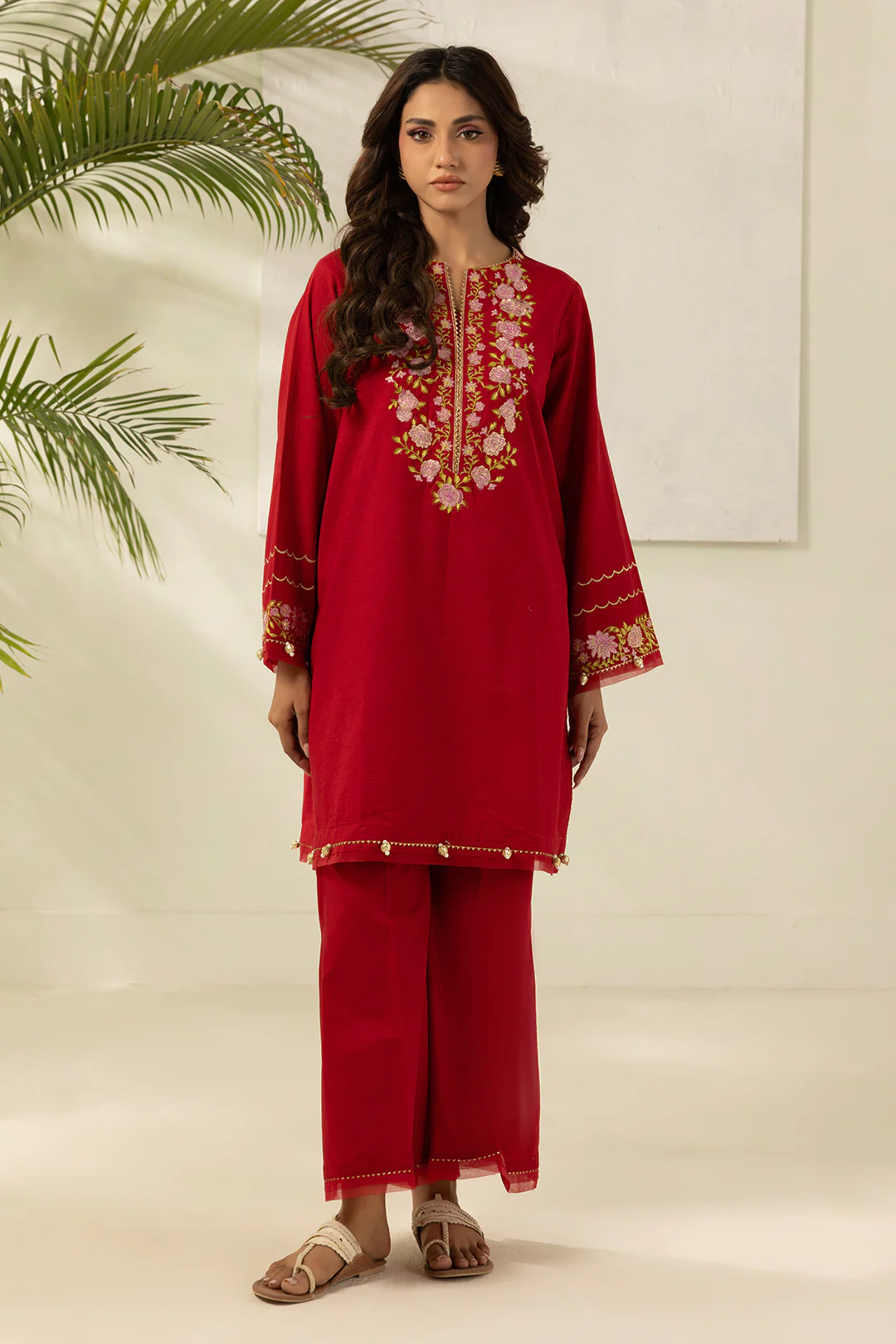 Embroidered Shirt Shalwar - 1200 - Image 2