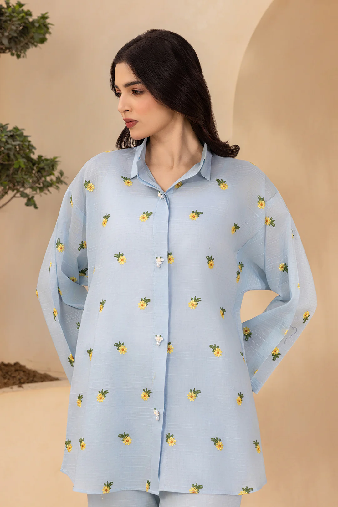 Embroidered Shirt Shalwar - 1205