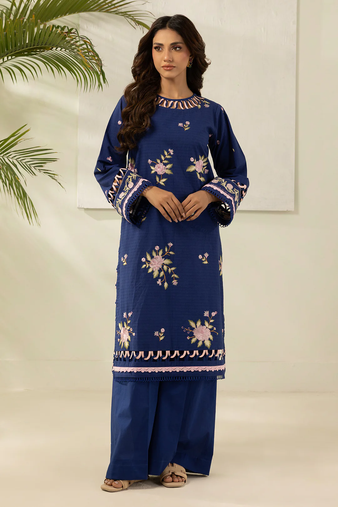 Embroidered Shirt Shalwar - 1206 - Image 2