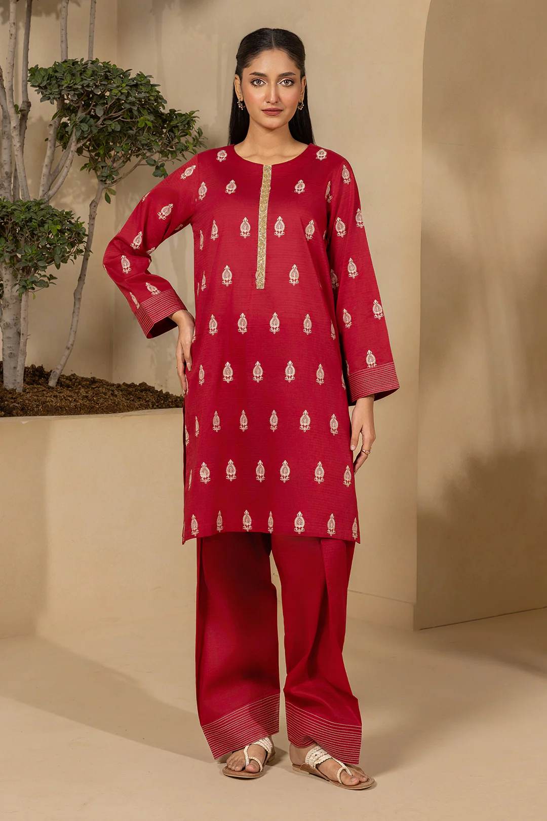 Embroidered Shirt Shalwar - 1209 - Image 2