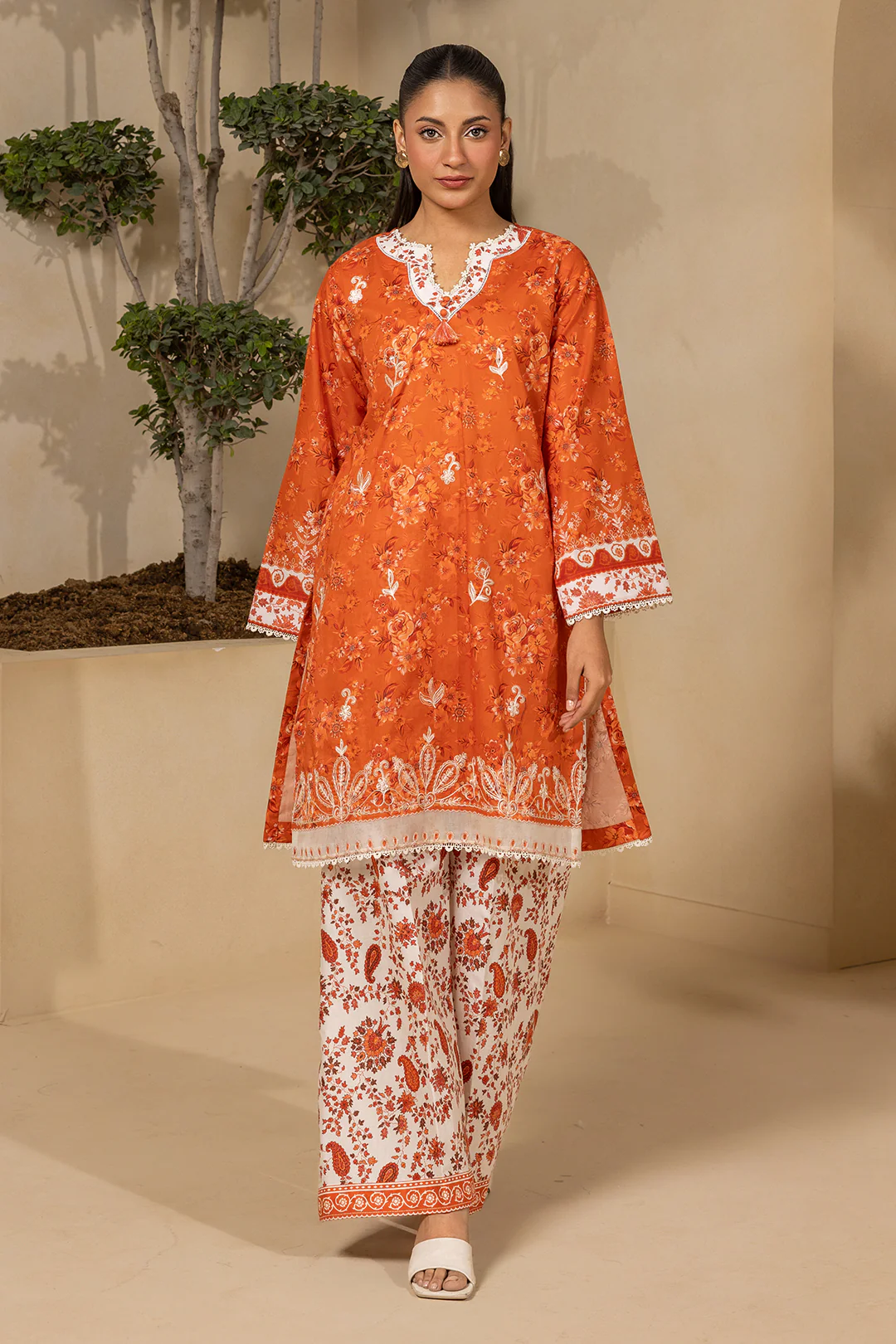 Embroidered Shirt Shalwar - 1210 - Image 2