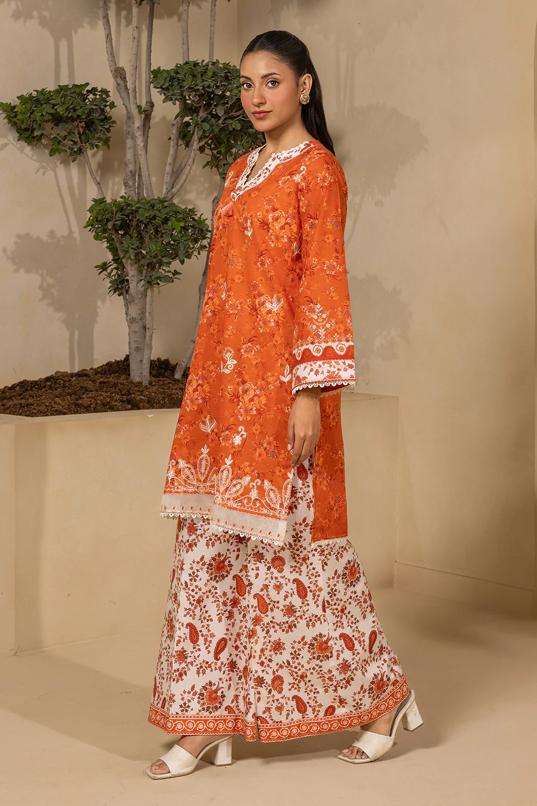 Embroidered Shirt Shalwar - 1210 - Image 4
