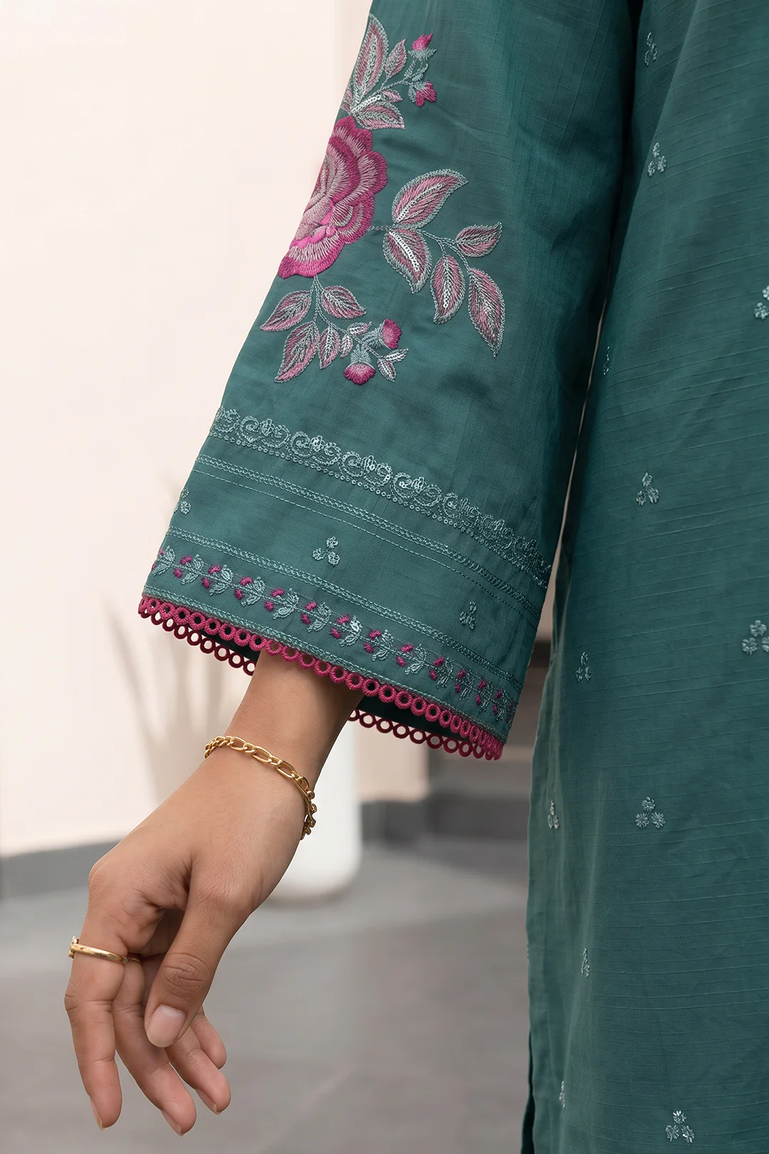 Embroidered Shirt Shalwar - 1213 - Image 4