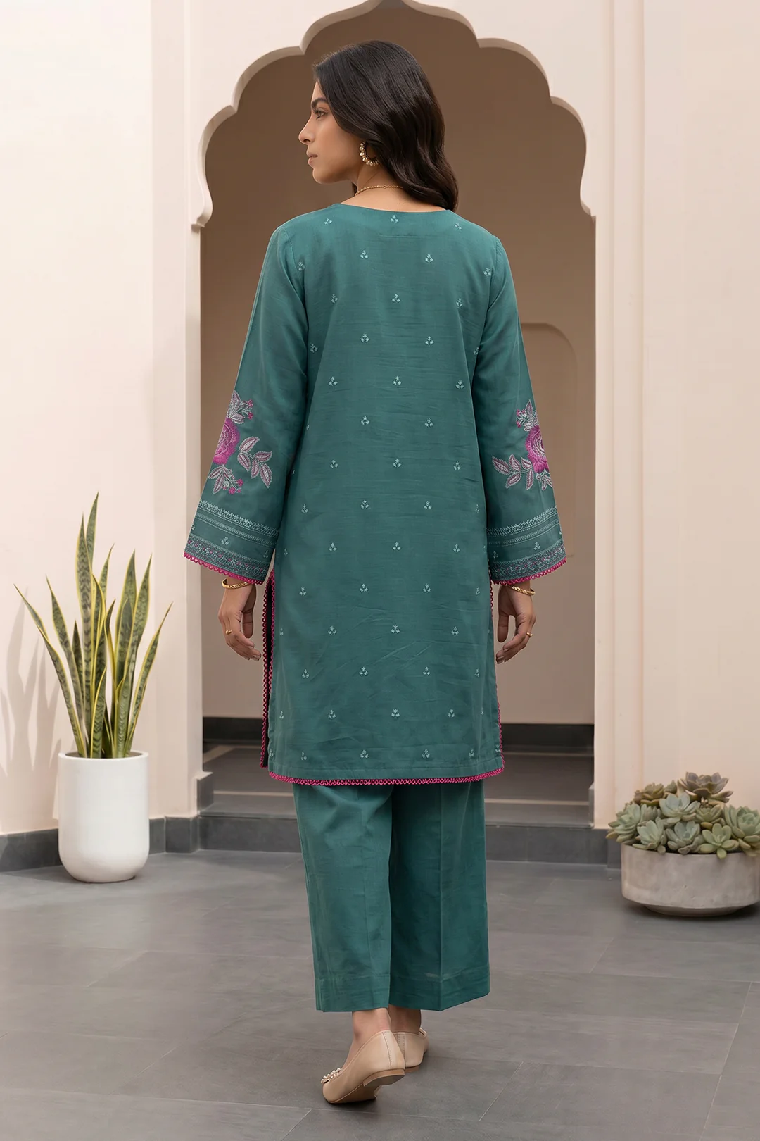 Embroidered Shirt Shalwar - 1213 - Image 6