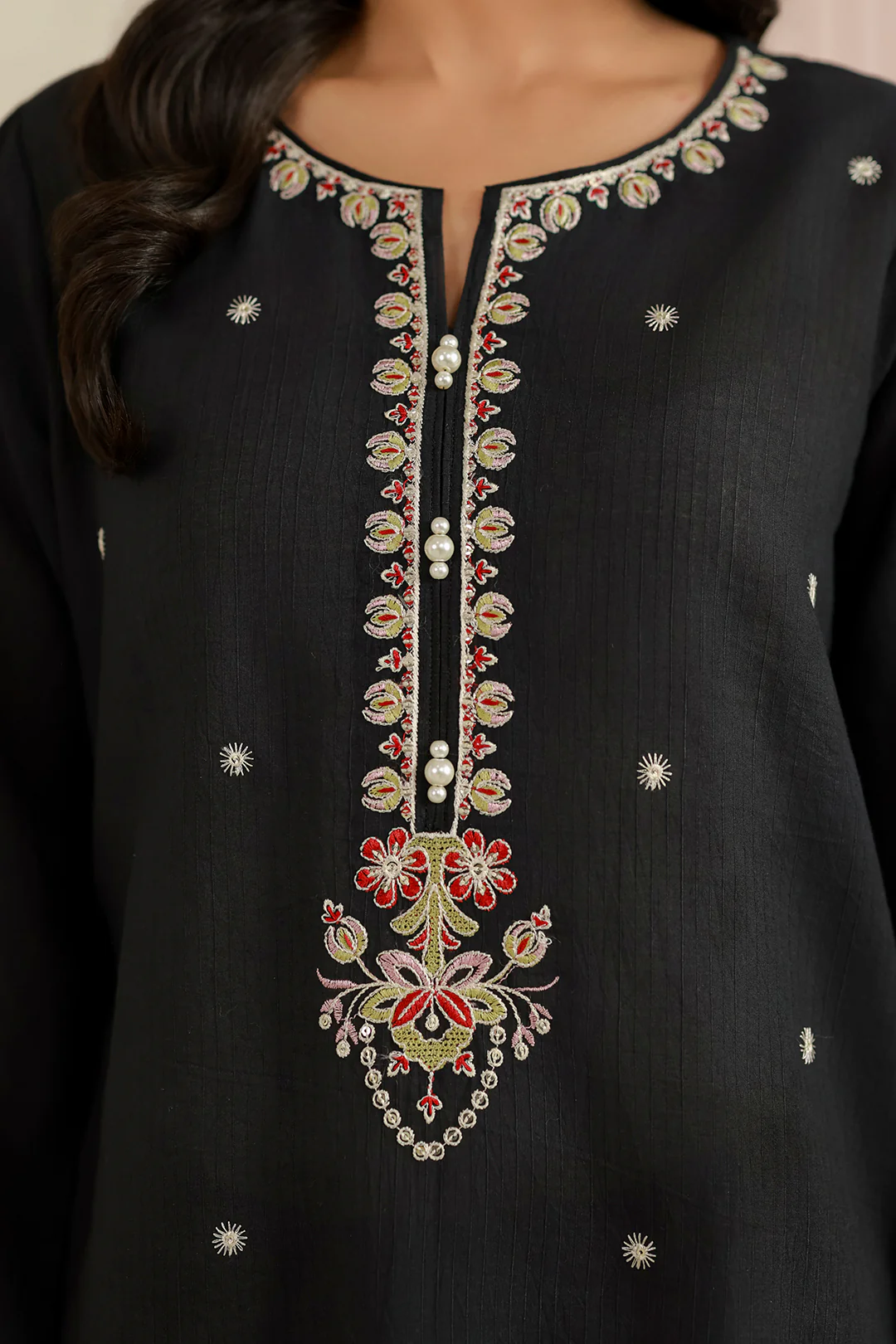 Embroidered Shirt Shalwar - 1222 - Image 5