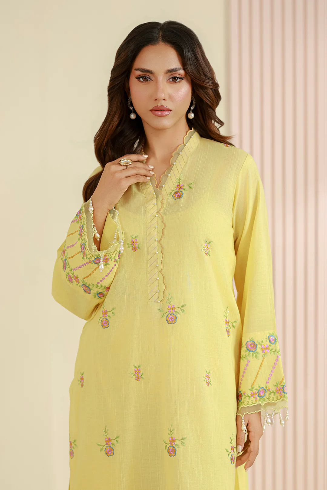Embroidered Shirt Shalwar - 1224