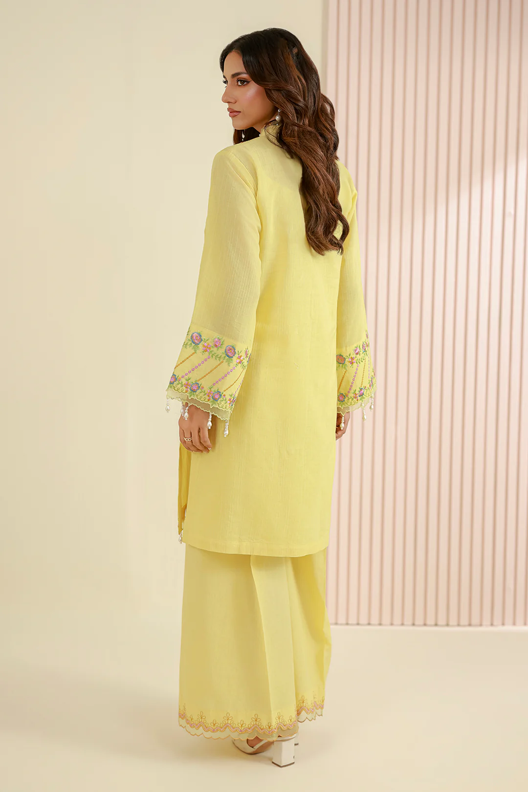 Embroidered Shirt Shalwar - 1224 - Image 8