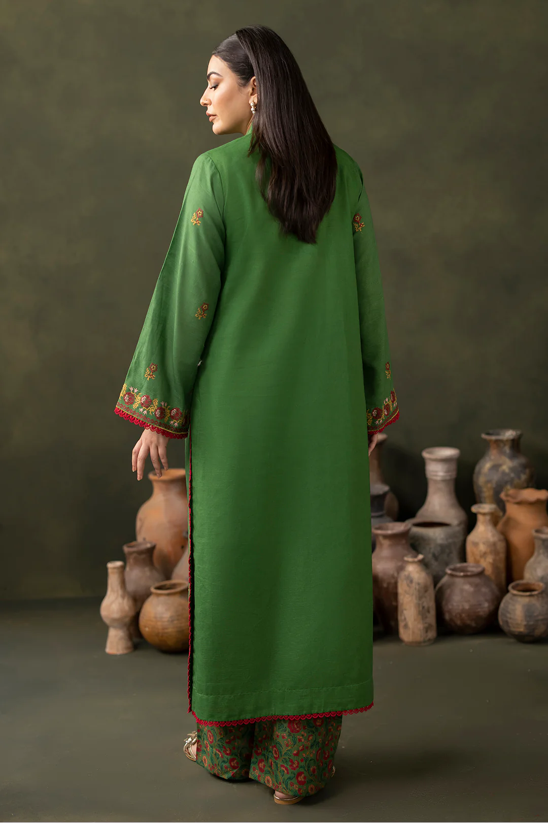 Embroidered Shirt Shalwar - 0175 - Image 5