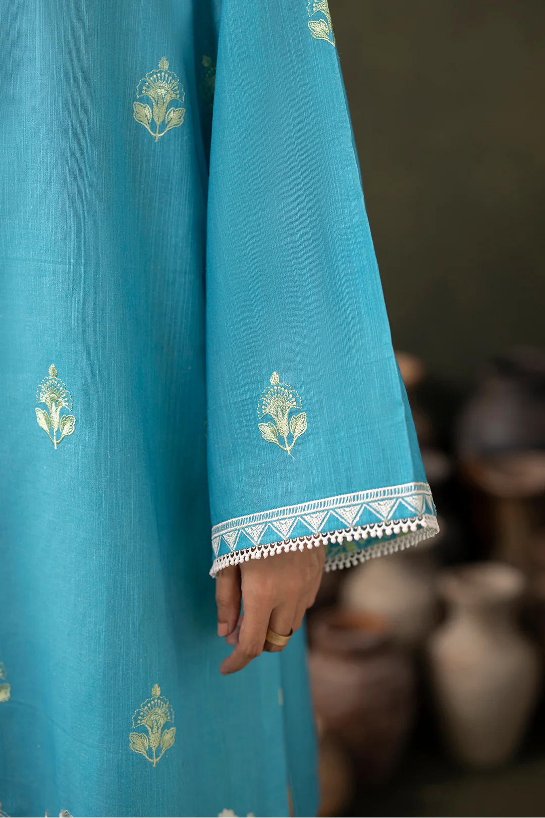 Embroidered Shirt Shalwar - 0177 - Image 6