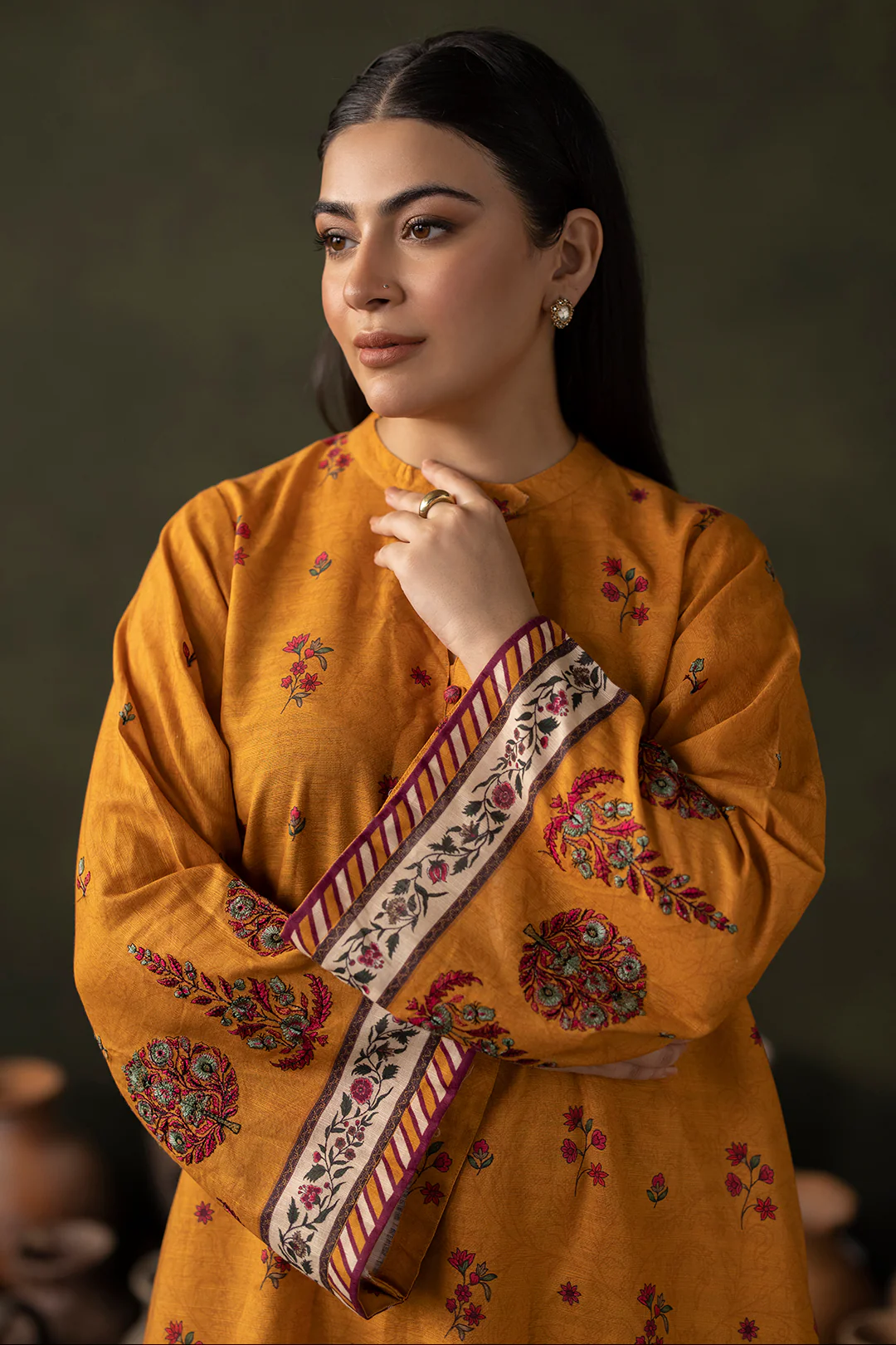 Embroidered Shirt Shalwar - 0178