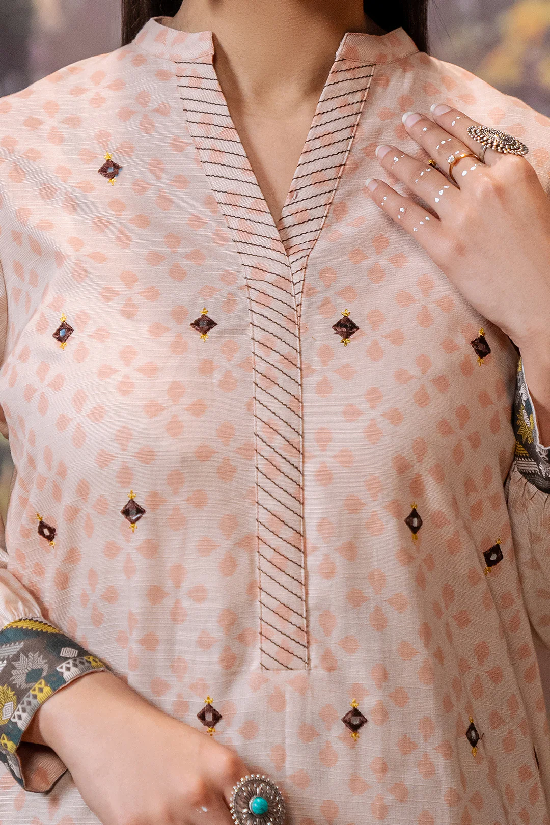 Embroidered Shirt Shalwar - 0439 - Image 4