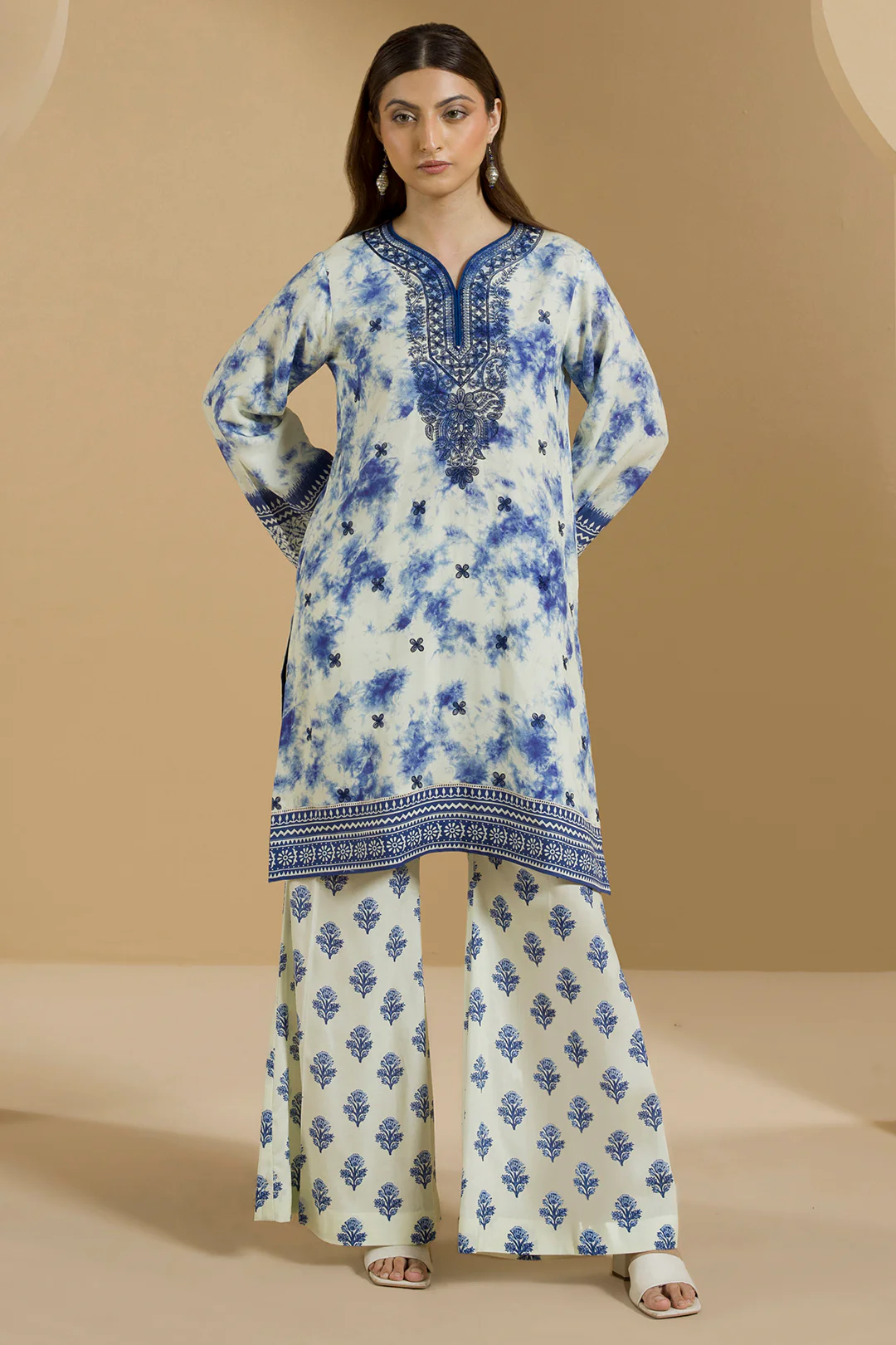 Embroidered Shirt Shalwar - 0091 - Image 2