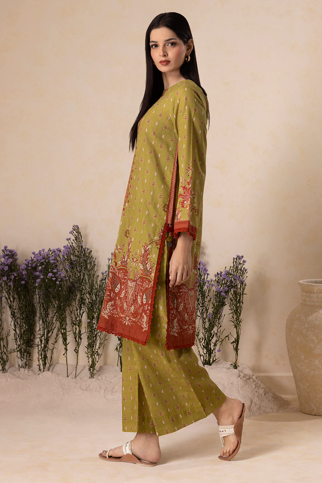 Embroidered Shirt Shalwar - 0130 - Image 5
