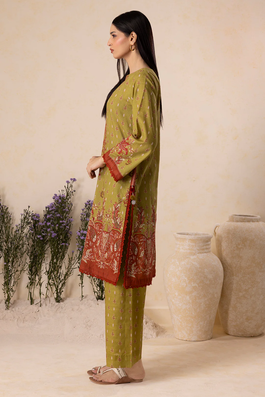 Embroidered Shirt Shalwar - 0130 - Image 6