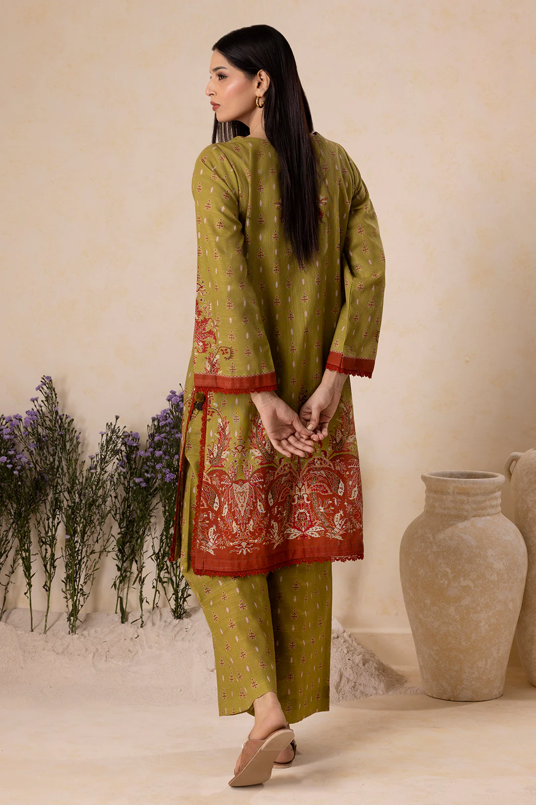 Embroidered Shirt Shalwar - 0130 - Image 8