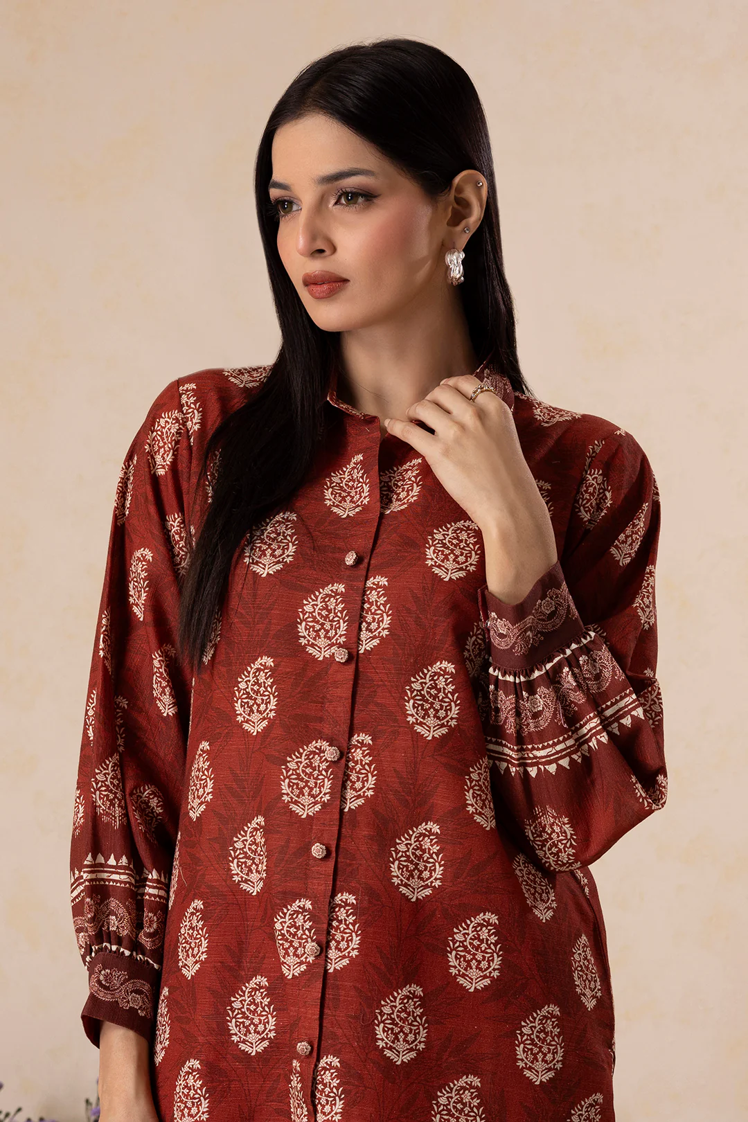 Embroidered Shirt Shalwar - 0131 - Image 10