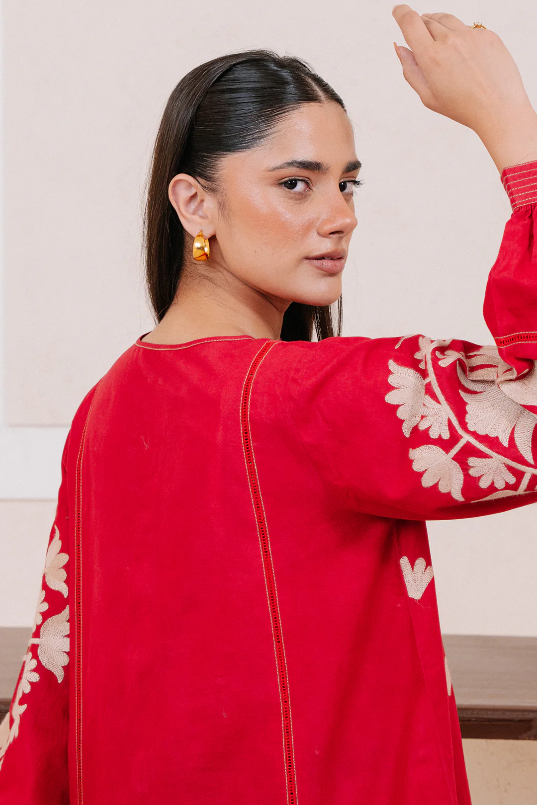 Embroidered Shirt - 1076 - Image 5