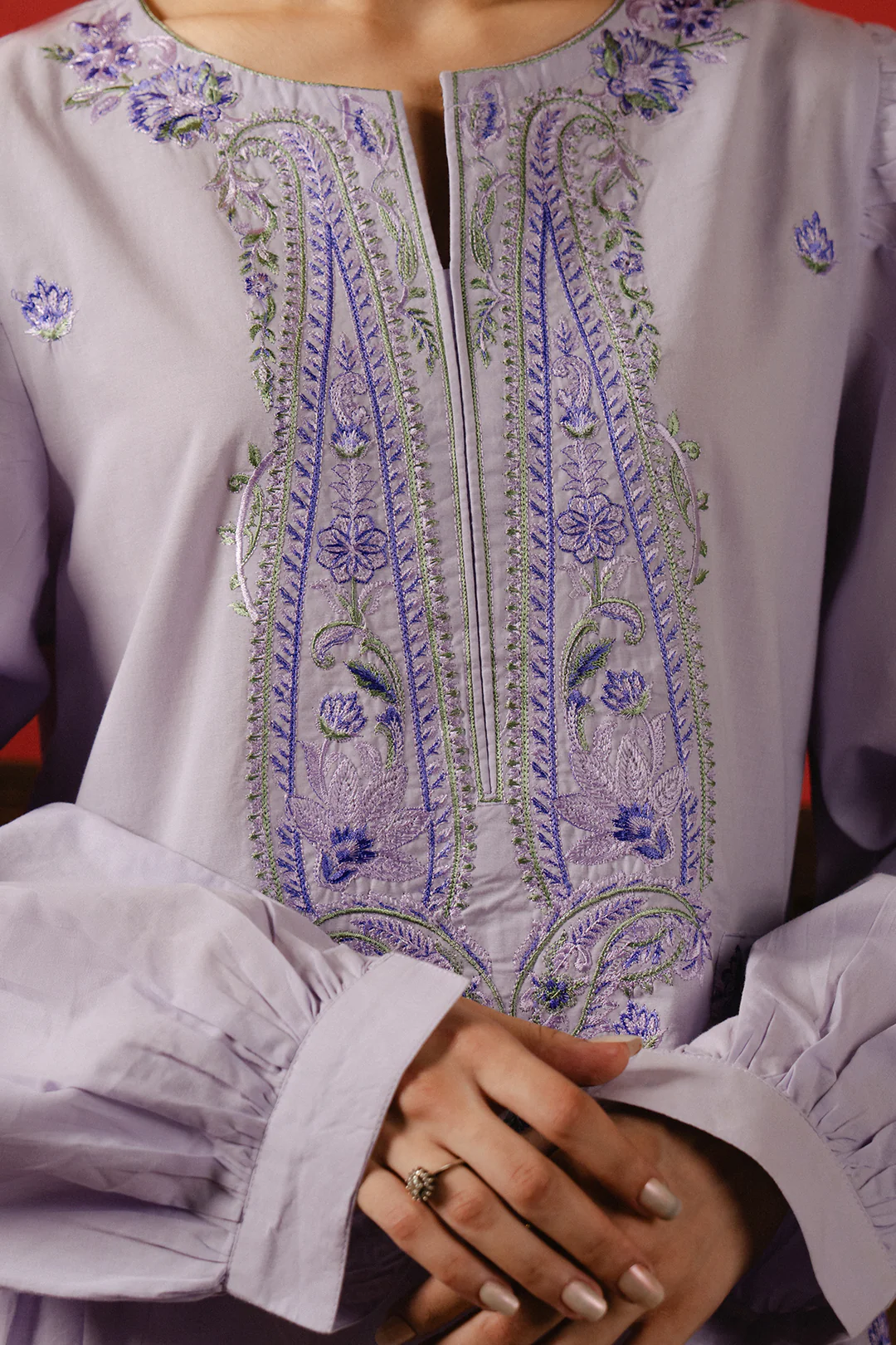 Embroidered Shirt - 080 - Image 4