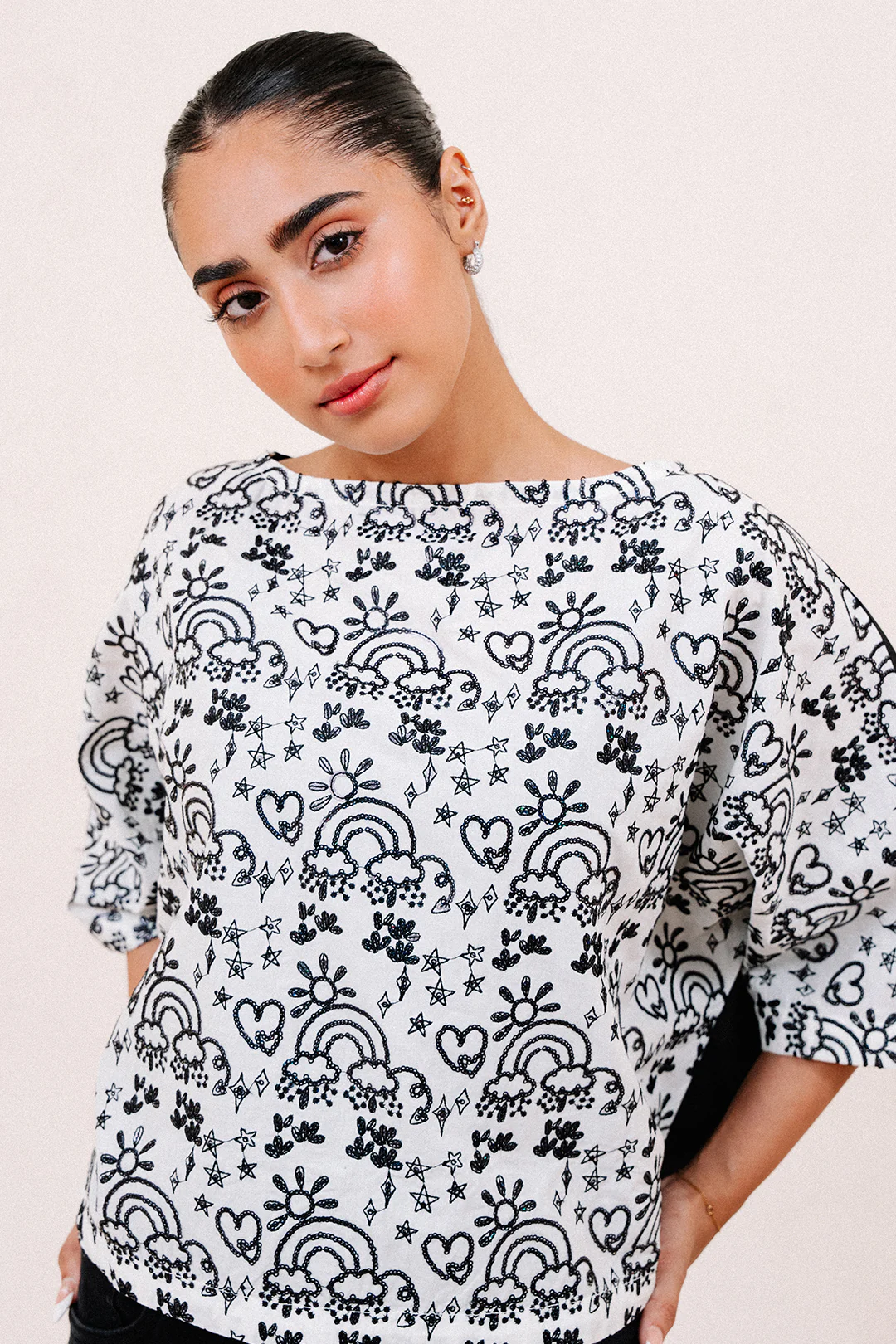 Embroidered Shirt - 1098 - Image 2