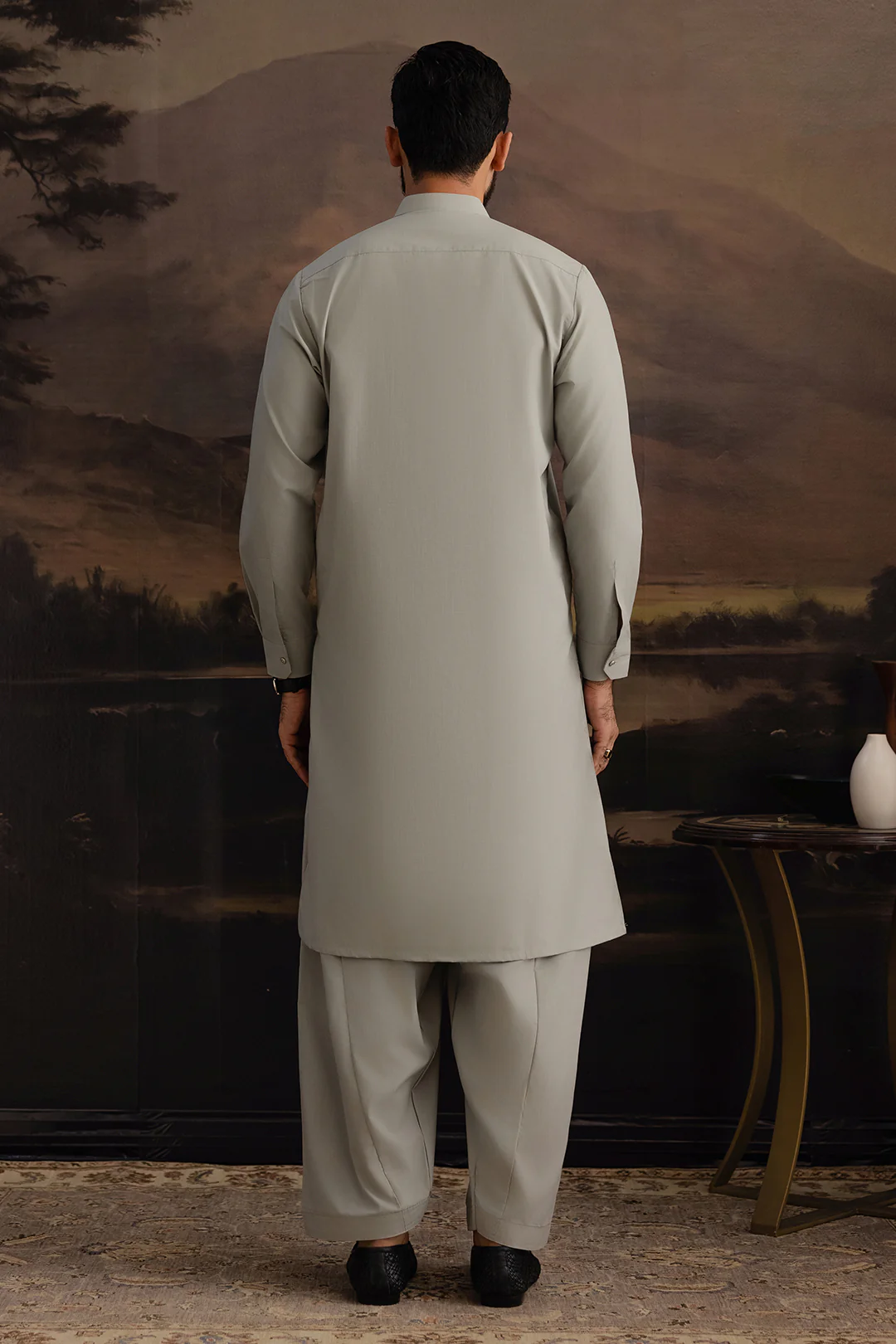Slub Textured Shalwar Kameez - 2610 - Image 6