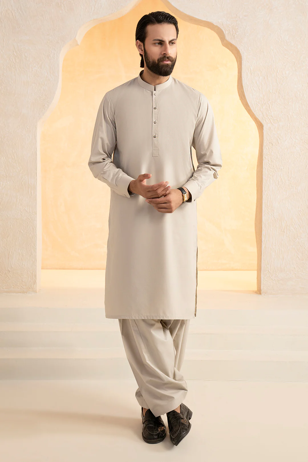 Slub Textured Shalwar Kameez - 9003 - Image 2