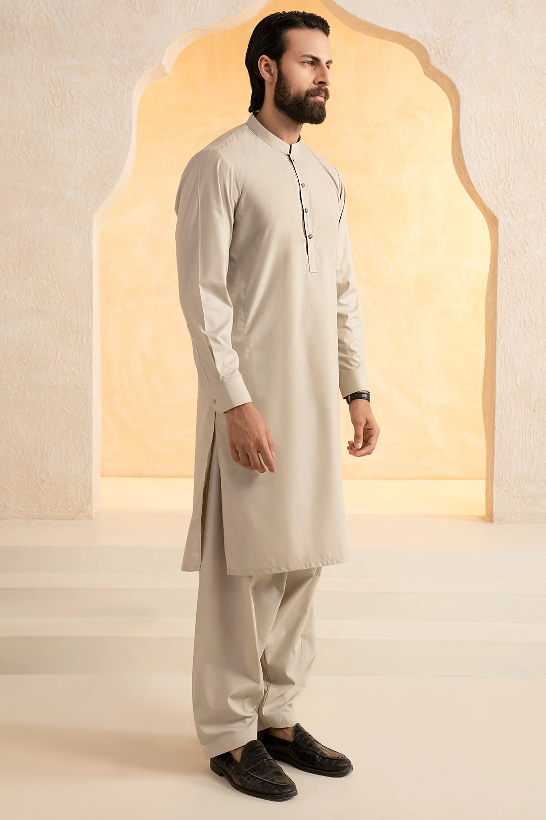 Slub Textured Shalwar Kameez - 9003 - Image 6