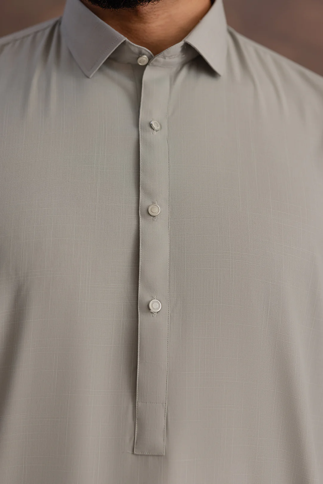 Slub Textured Shalwar Kameez - 6003 - Image 3