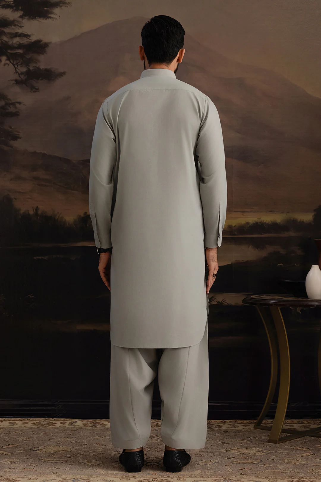 Slub Textured Shalwar Kameez - 6003 - Image 7