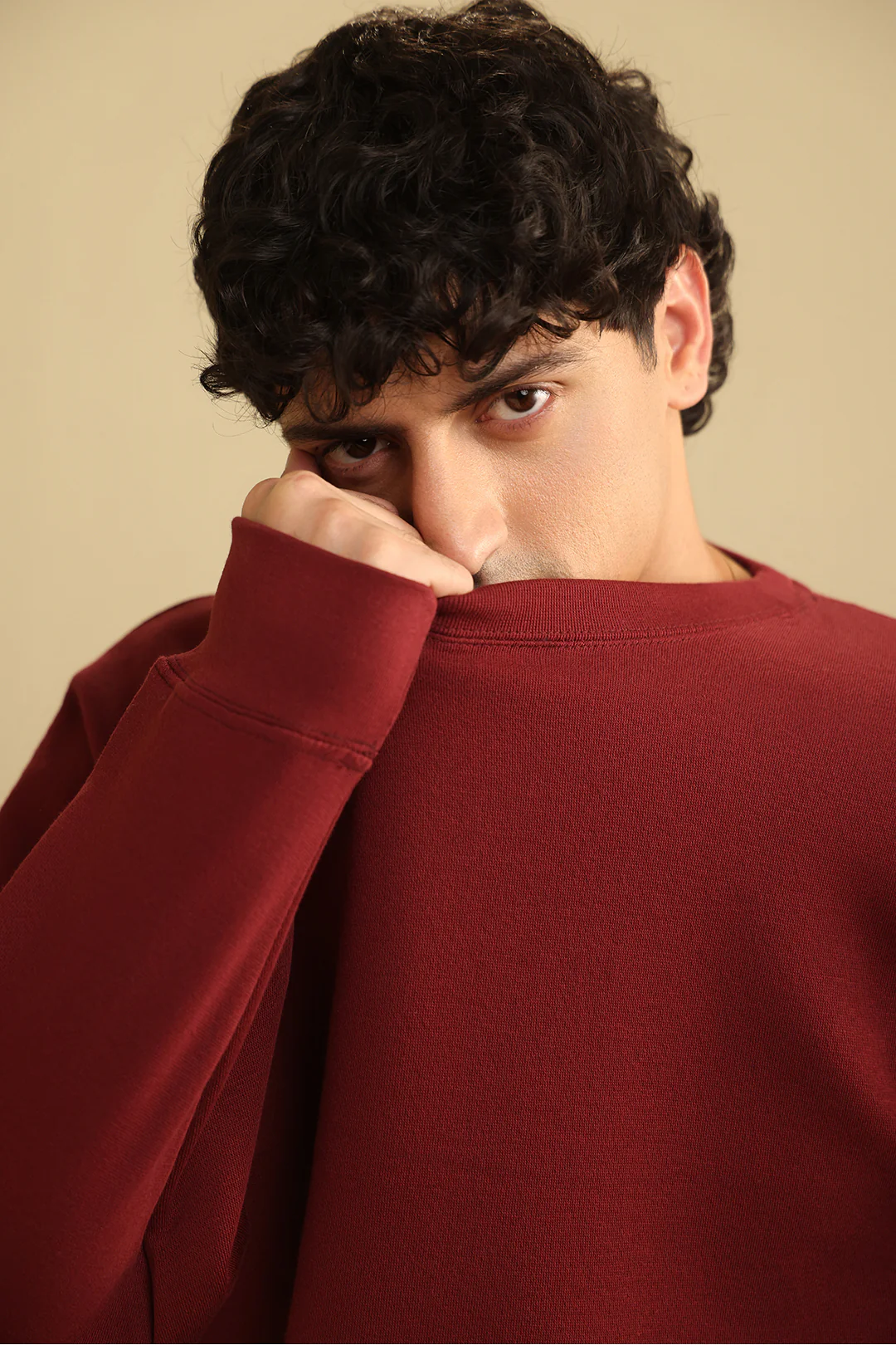 Basic Oversized Sweat Shirt - 5001 - Image 13