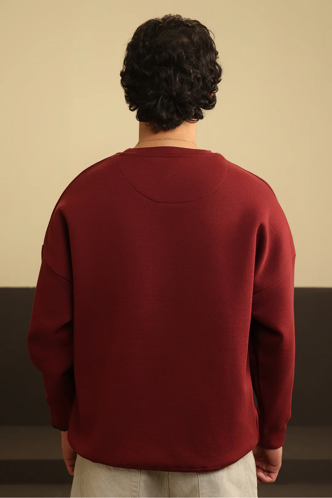Basic Oversized Sweat Shirt - 5001 - Image 15