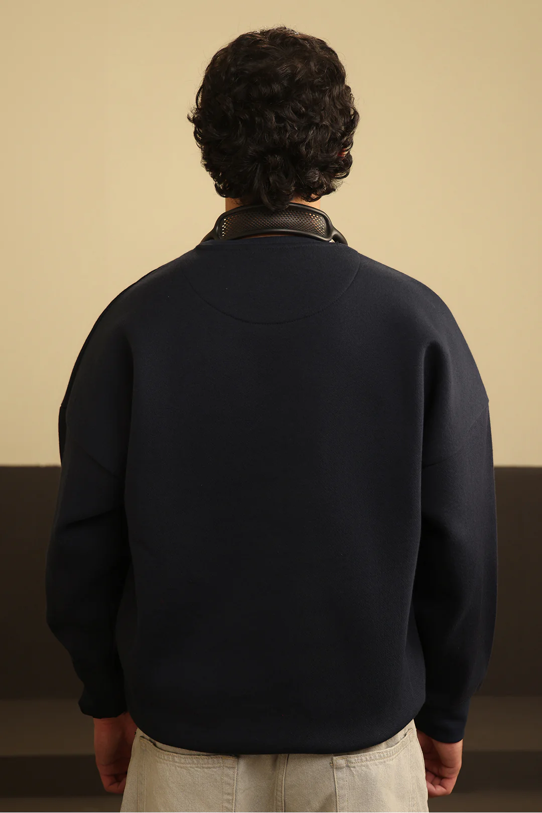 Basic Oversized Sweat Shirt - 5001 - Image 6