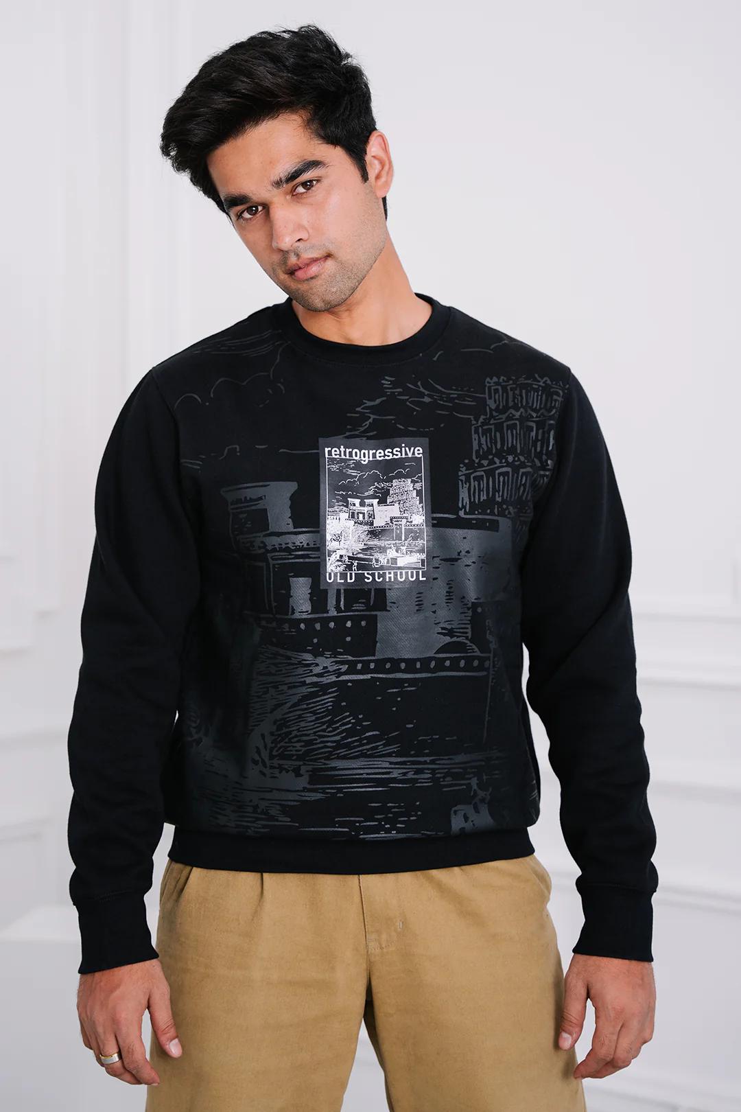 Graphic Sweat Shirt - 5002 - Image 3