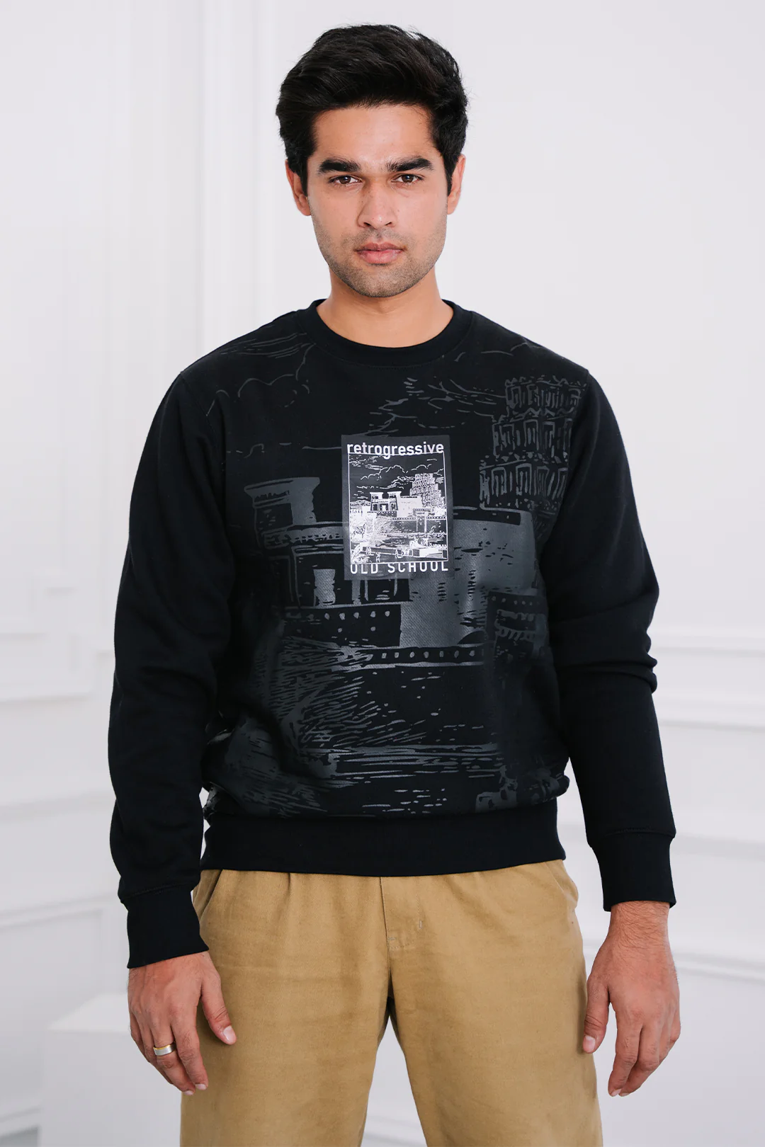 Graphic Sweat Shirt - 5002 - Image 5