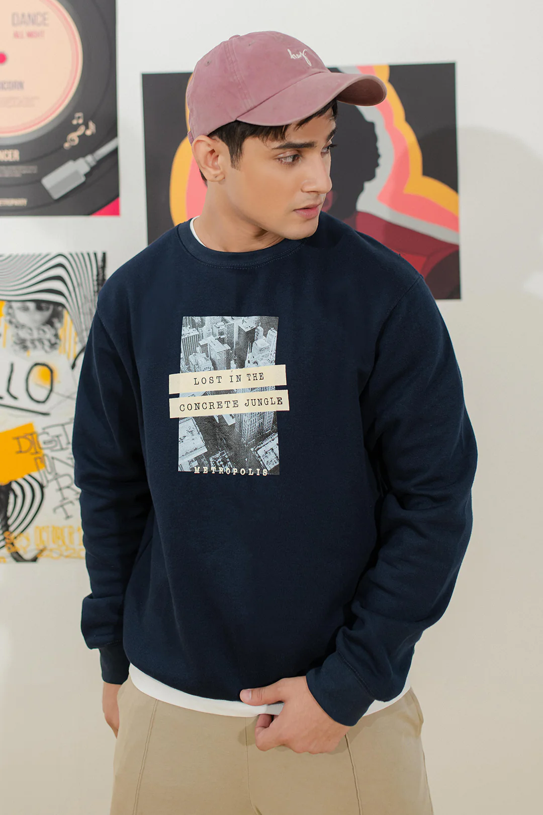 Graphic Sweat Shirt - 5007 - Image 5