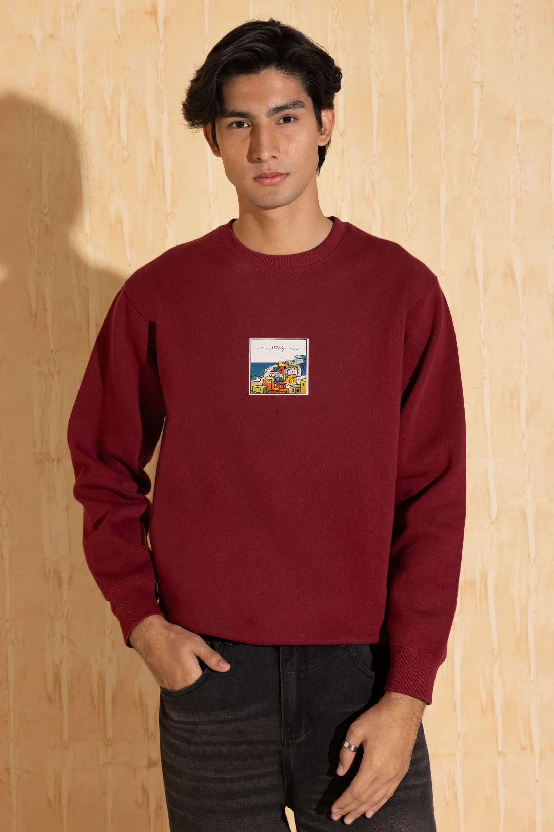 Graphic Sweat Shirt - 5022 - Image 4