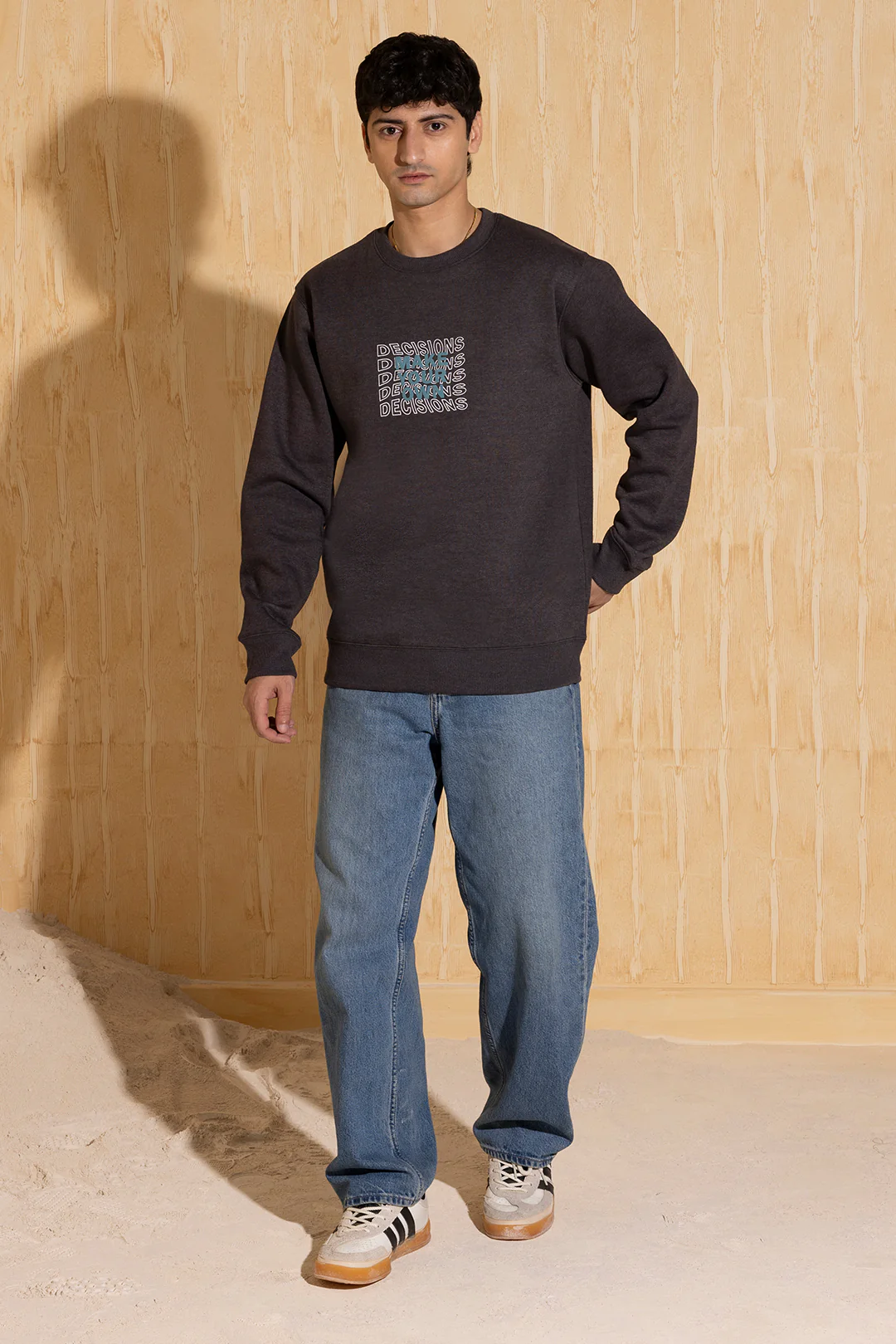 Graphic Sweat Shirt - 5026 - Image 4