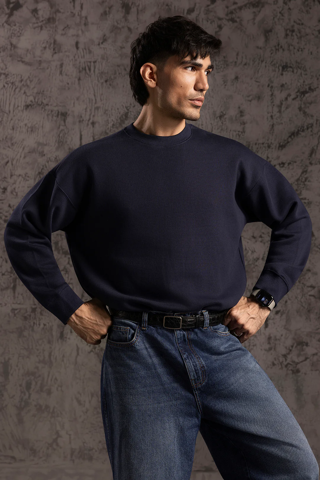 Basic Relax Sweat Shirts - 5002 - Image 3