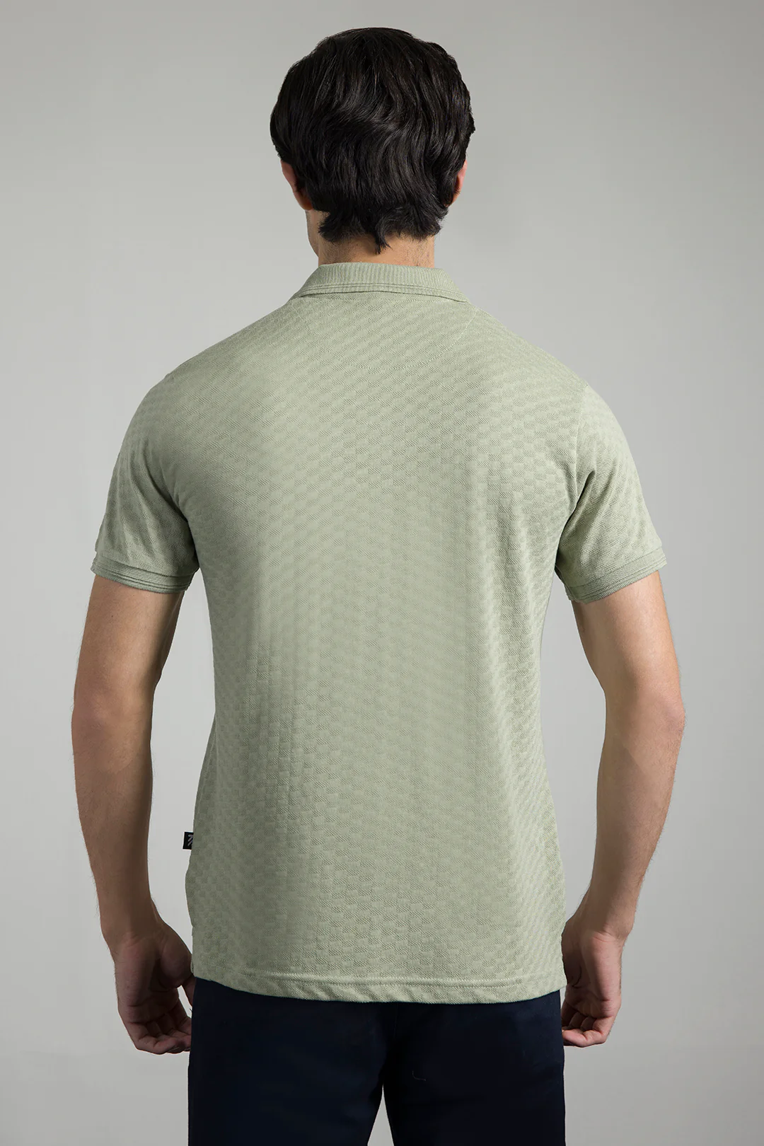 Textured Johnny Collar Polo - 5005 - Image 58