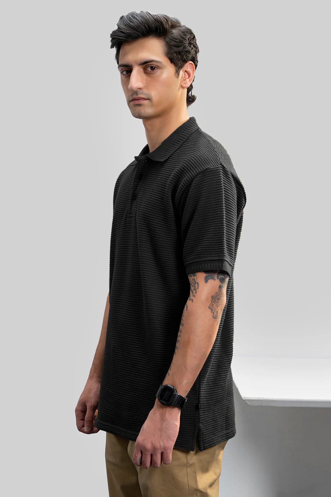 Textured Polo - 5002 - Image 2