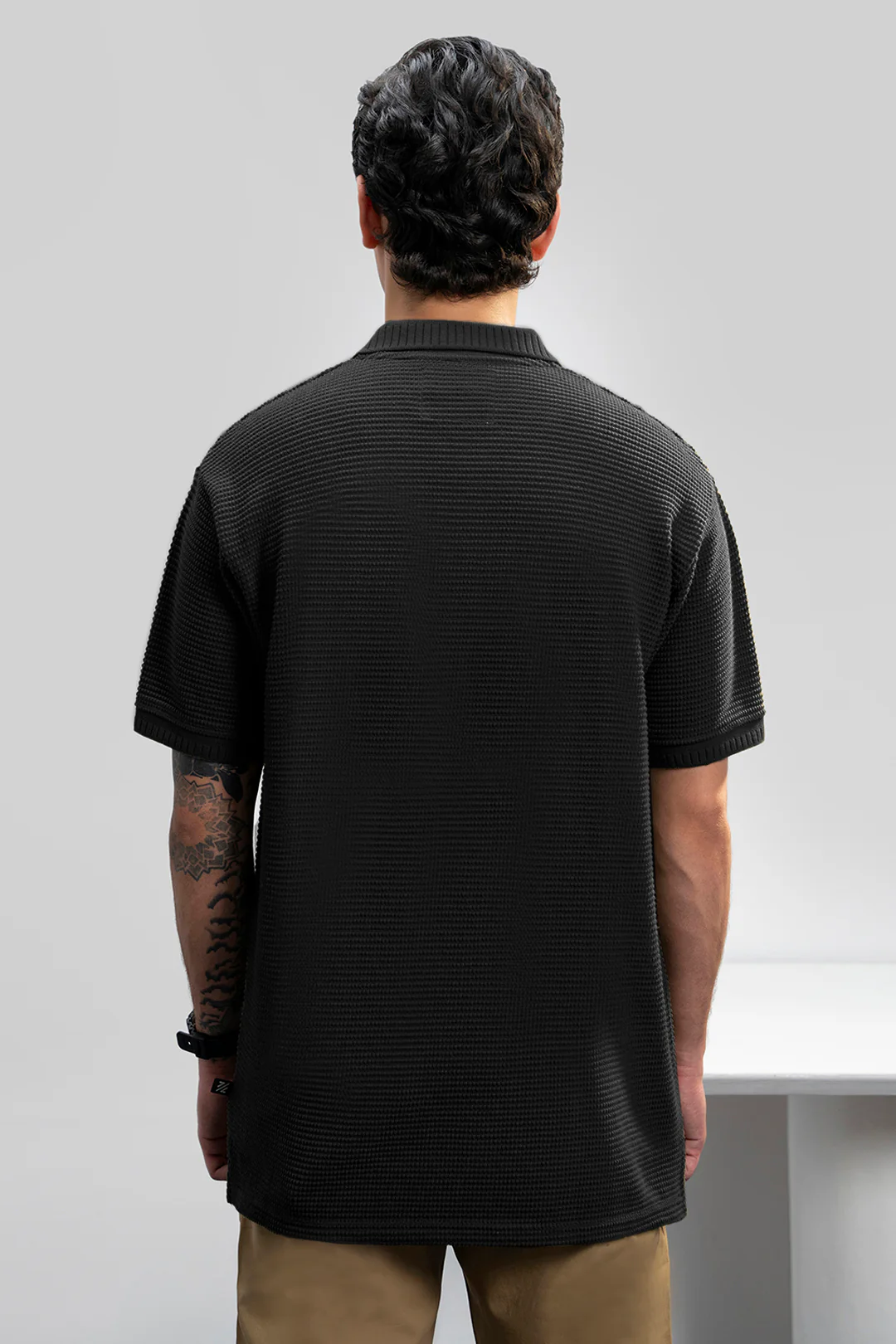 Textured Polo - 5002 - Image 3