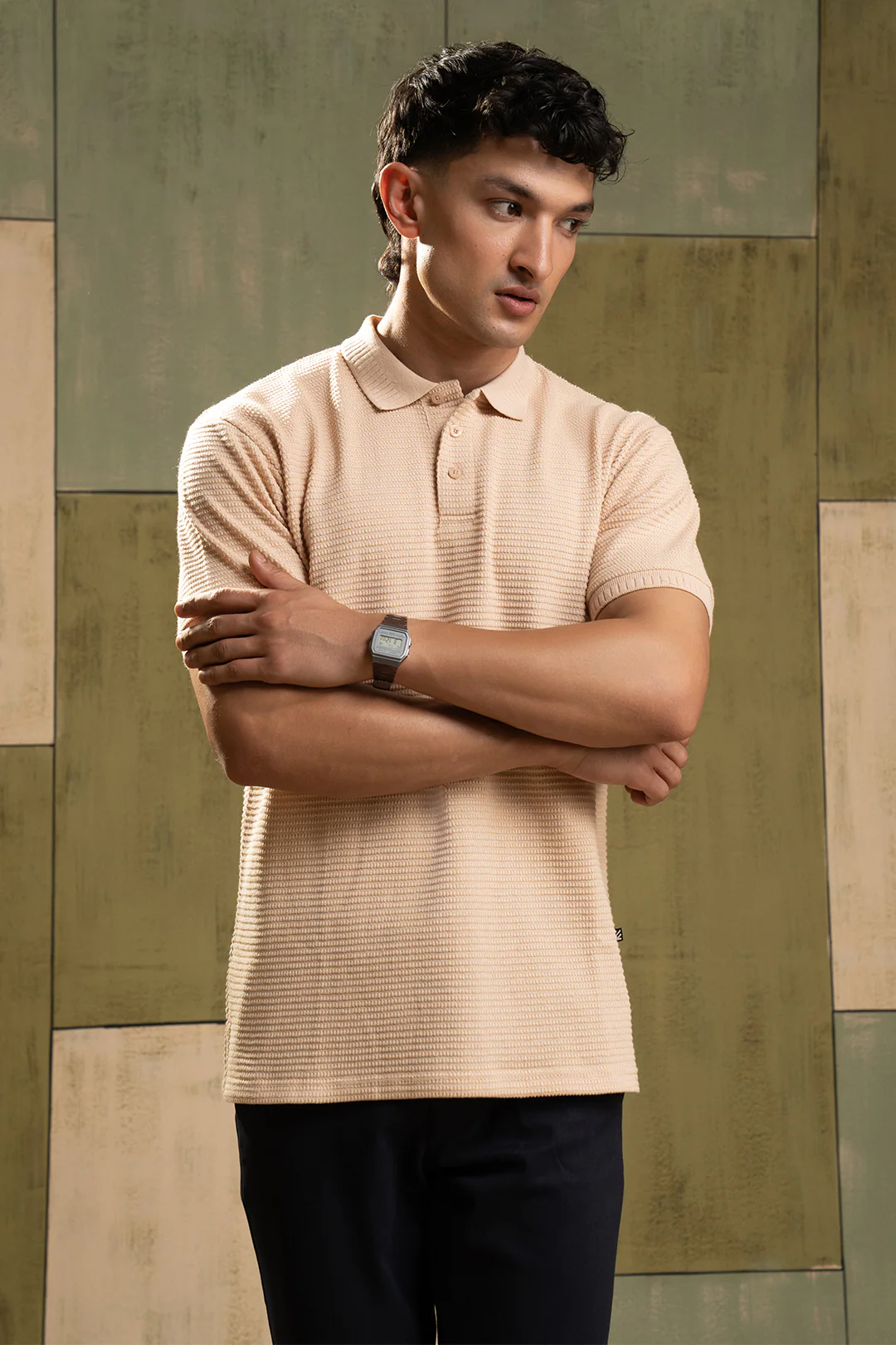 Textured Polo - 5003 - Image 2