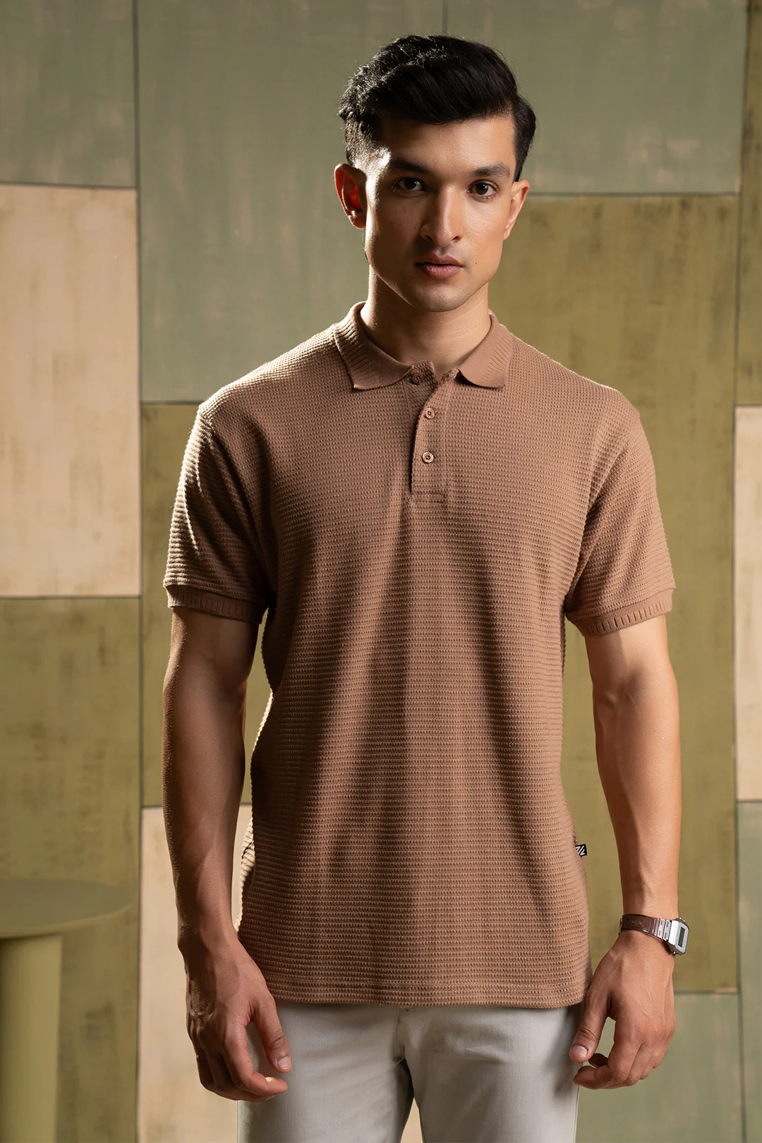 Textured Polo - 5004 - Image 4