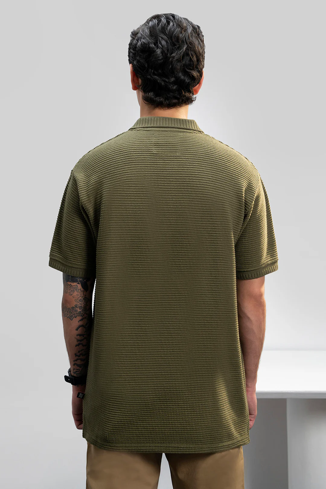 Textured Polo - 5005 - Image 5